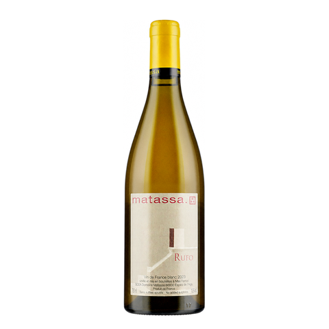 Domaine Matassa Rufo Macabeu 2023, natural wine bottle at Primal Wine