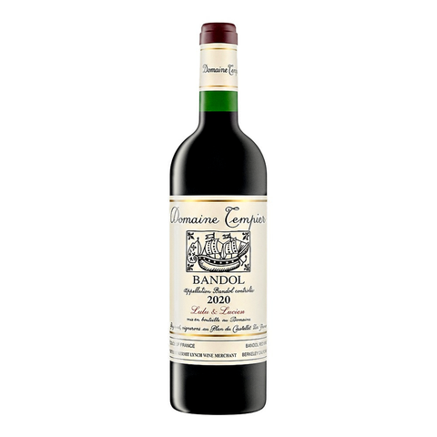 Domaine Tempier Bandol Rouge Lulu & Lucien 2021, natural wine bottle at Primal Wine