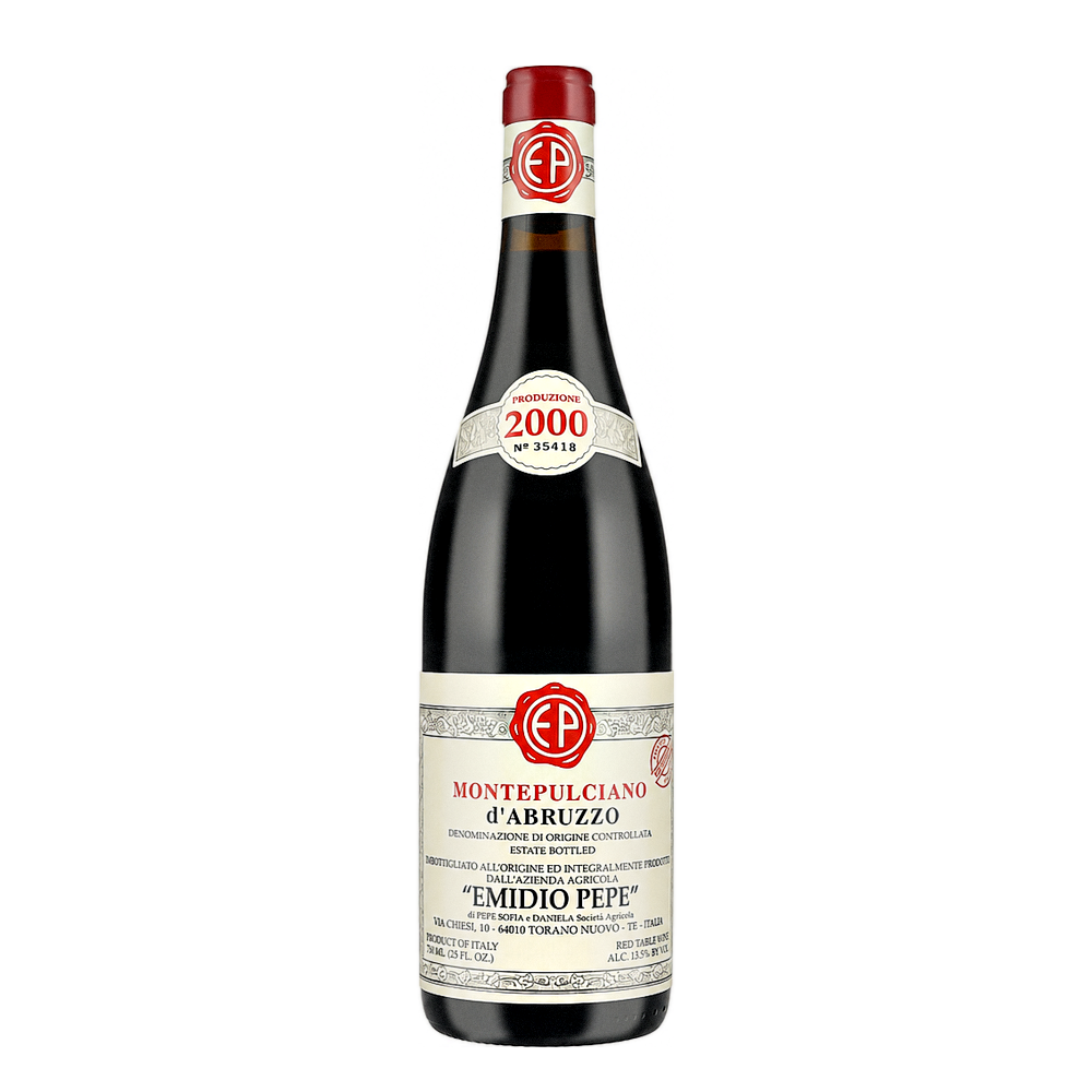 Emidio Pepe Montepulciano d'Abruzzo Vecchie Vigne 2000, natural wine bottle at Primal Wine