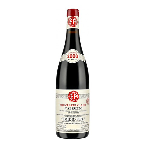 Emidio Pepe Montepulciano d'Abruzzo Vecchie Vigne 2000, natural wine bottle at Primal Wine