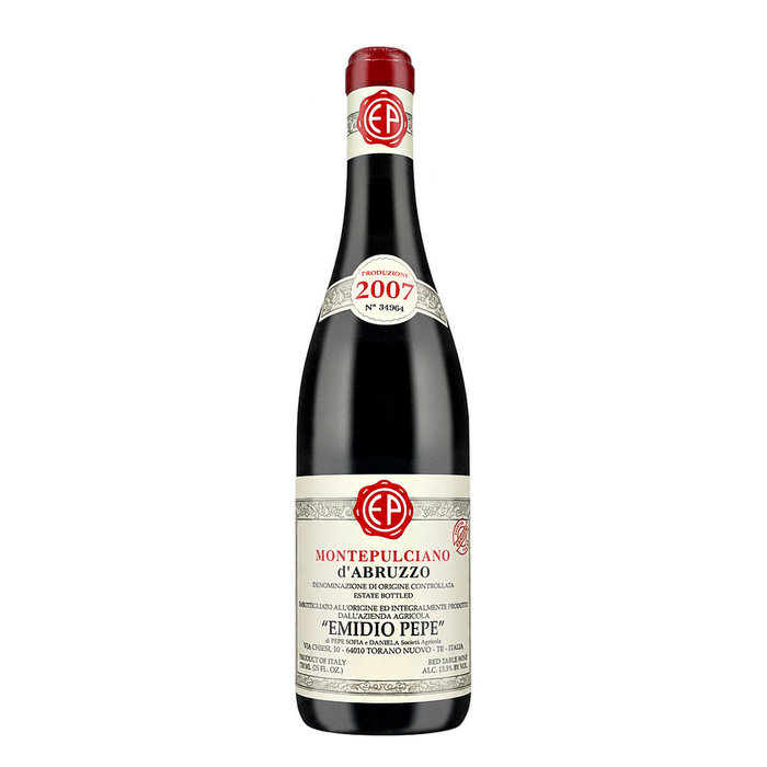 Emidio Pepe Montepulciano d'Abruzzo Vecchie Vigne 2007, natural wine bottle at Primal Wine