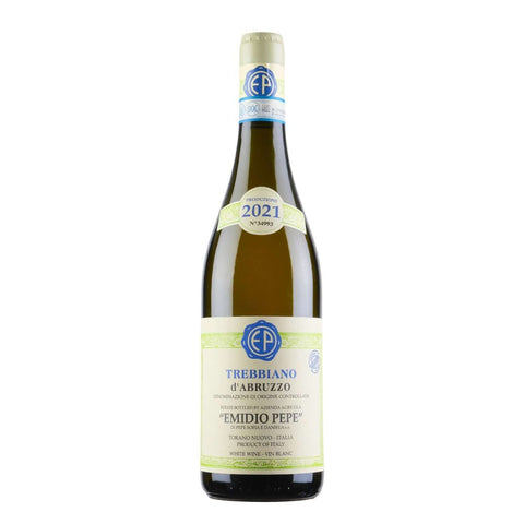Bottle shot of Emidio Pepe Trebbiano d'Abruzzo, produced by Emidio Pepe, buy classic and natural wine online on Primal Wine, the best wine shop in the United States – primalwine.com