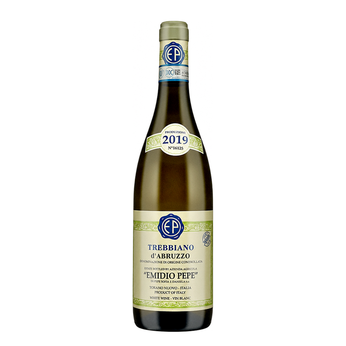 Emidio Pepe Trebbiano d'Abruzzo Vecchie Vigne 2019, natural wine bottle at Primal Wine