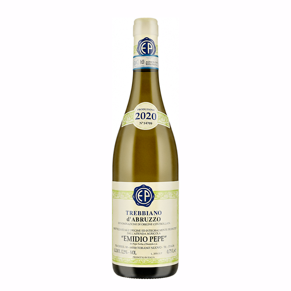 Emidio Pepe Trebbiano d'Abruzzo Vecchie Vigne 2020, natural wine bottle at Primal Wine