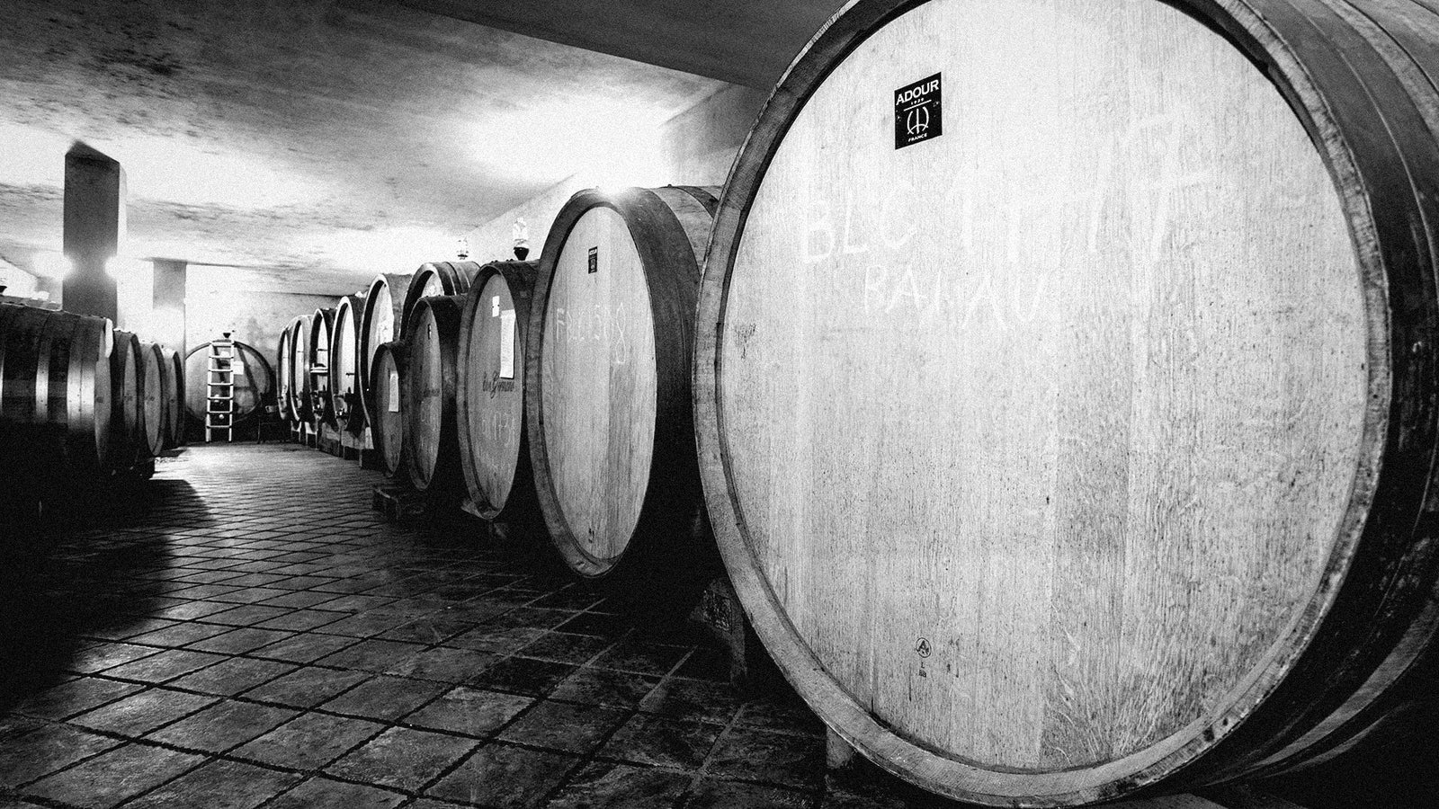 Barolo ageing in large oak casks in the Ettore Germano cellar