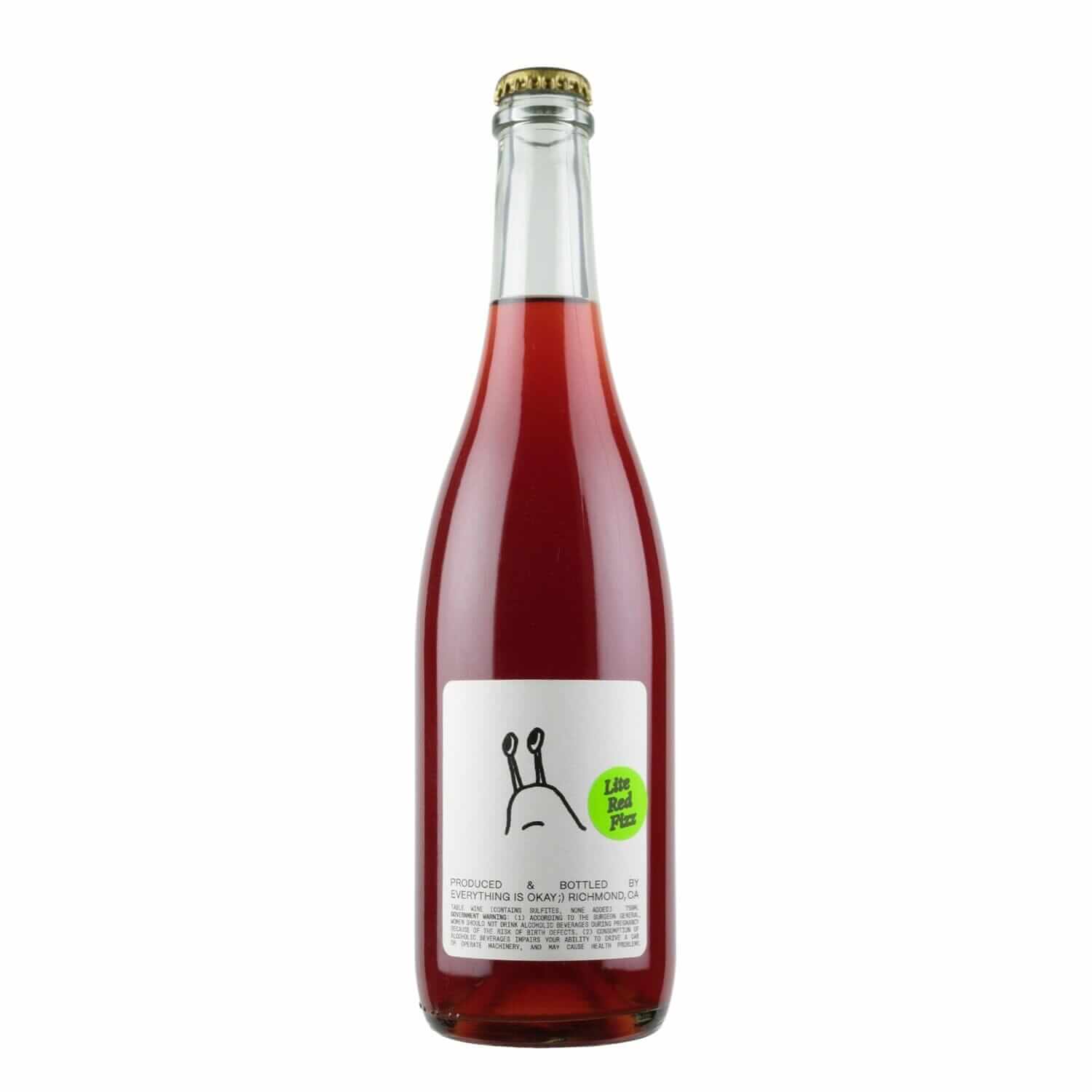 Everything is Okay Lite Red Fizz California Natural Wine