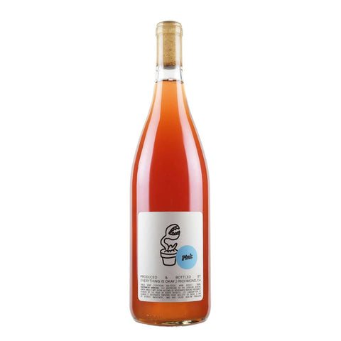 Bottle shot of Everything is Okay Pink, produced by Everything is Okay, buy classic and natural wine online on Primal Wine, the best wine shop in the United States – primalwine.com