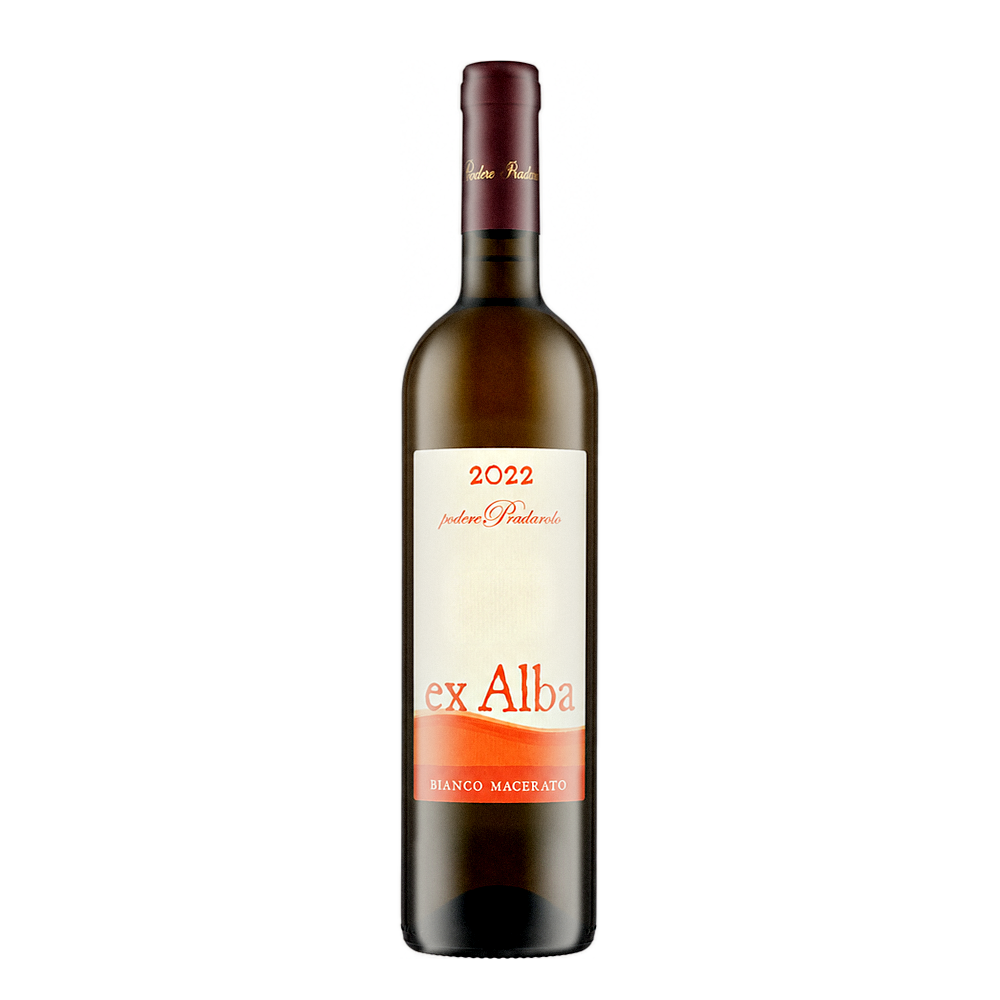 Podere Pradarolo Ex Alba Macerato 2024, natural wine bottle at Primal Wine