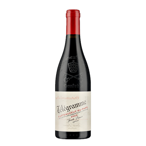 Famille Brunier Télégramme Châteauneuf-du-Pape 2023, natural wine bottle at Primal Wine