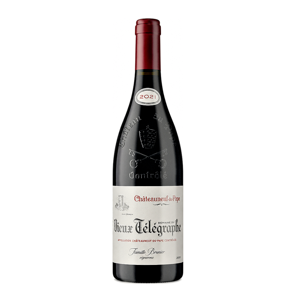 Famille Brunier Vieux Télégraphe Châteauneuf-du-Pape 2021, natural wine bottle at Primal Wine