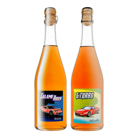 Fast & Savory Bruscos, natural wine bottle at Primal Wine