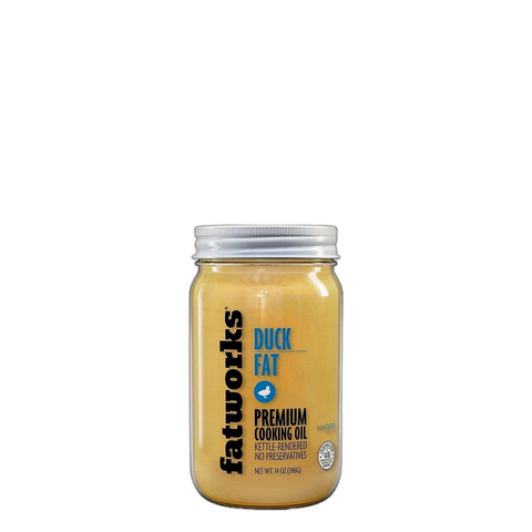 Fatworks Duck Fat, 14 oz jar of kettle-rendered duck fat at Primal Wine