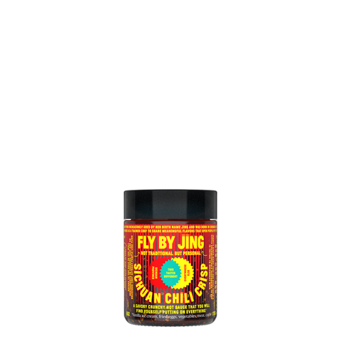 Fly By Jing Sichuan Chili Crisp, 6 oz jar of Sichuan chili crisp at Primal Wine