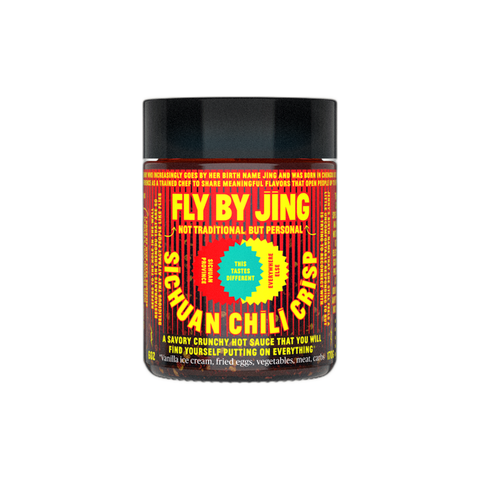 Fly By Jing Sichuan Chili Crisp Chili Oil, bottle of cooking oil at Primal Wine