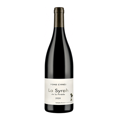 Fond Cyprès La Syrah 2020, natural red wine bottle at Primal Wine