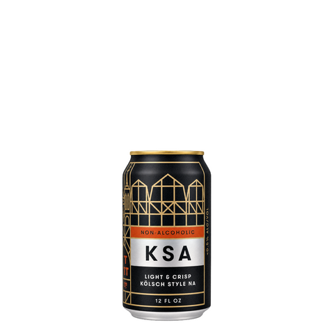 Fort Point NA KSA Non-Alcoholic Kolsch-Style Ale, 12 oz can of non-alcoholic beer at Primal Wine