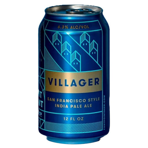 Fort Point NA Villager Non-Alcoholic IPA, 12 oz