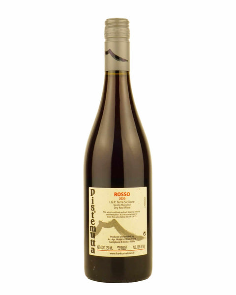Frank Cornelissen Rosso 2020 red wine from Sicily, Italy, featuring a blend of local varietals