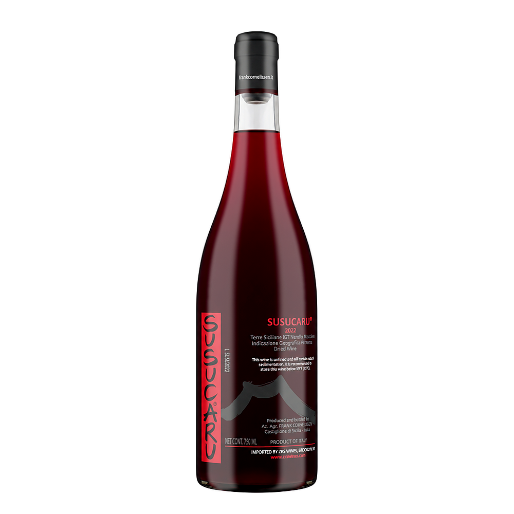SUSUCARU 2016 コーネリッセン　750ml Frank Cornelissen Susucaru Rosso | Italian Natural Wine – Primal Wine