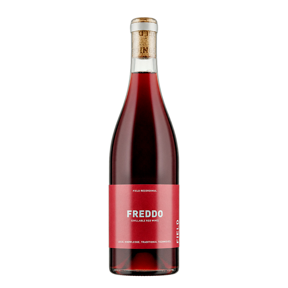 Field Recordings Freddo Sangiovese 2024, natural wine bottle at Primal Wine