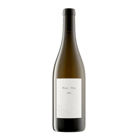 Les Frères Soulier Blanc Noir 2023, an organic orange wine from Rhône Valley, France, made with Grenache Blanc and Grenache Noir