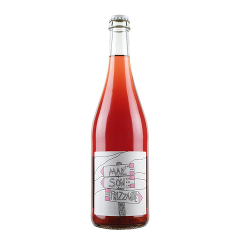 Bottle shot of Mae Son Rosato Frizzante 2022, produced by Furlani, buy classic and natural wine online on Primal Wine, the best wine shop in the United States – primalwine.com