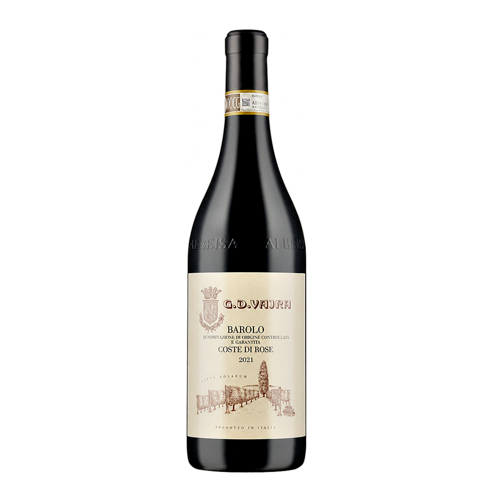 G. D. Vajra Barolo Coste di Rose DOCG 2021, natural wine bottle at Primal Wine