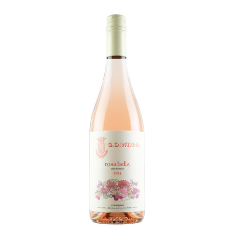 Bottle shot of Rosabella Rosato, produced by G. D. Vajra, buy classic and natural wine online on Primal Wine, the best wine shop in the United States – primalwine.com