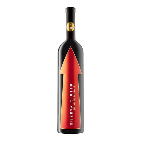Gabrio Bini Riserva Giotto Carignano 2023, an organic red wine from Sicily, Italy, made from Carignano grapes