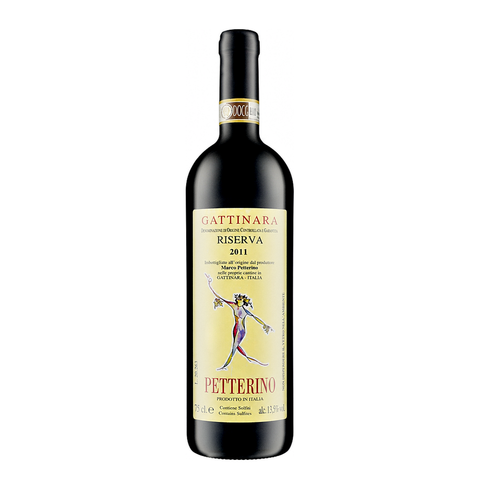 Petterino Gattinara Riserva DOCG 2011, natural wine bottle at Primal Wine