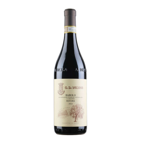 Bottle shot of Barolo Ravera DOCG, produced by G. D. Vajra, buy classic and natural wine online on Primal Wine, the best wine shop in the United States – primalwine.com