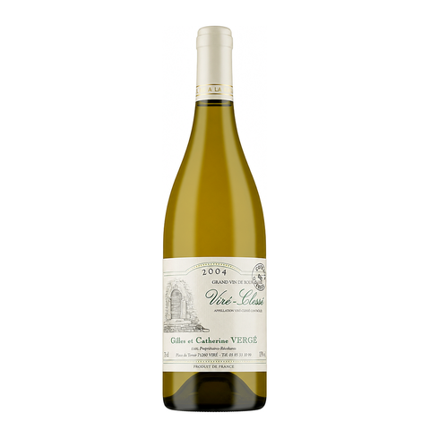 Gilles et Catherine Vergé Viré-Clessé Coteaux des Quarts 2004