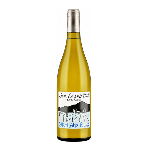 Girolamo Russo San Lorenzo Etna Bianco 2022, organic white wine from Etna, Sicily, made from Carricante
