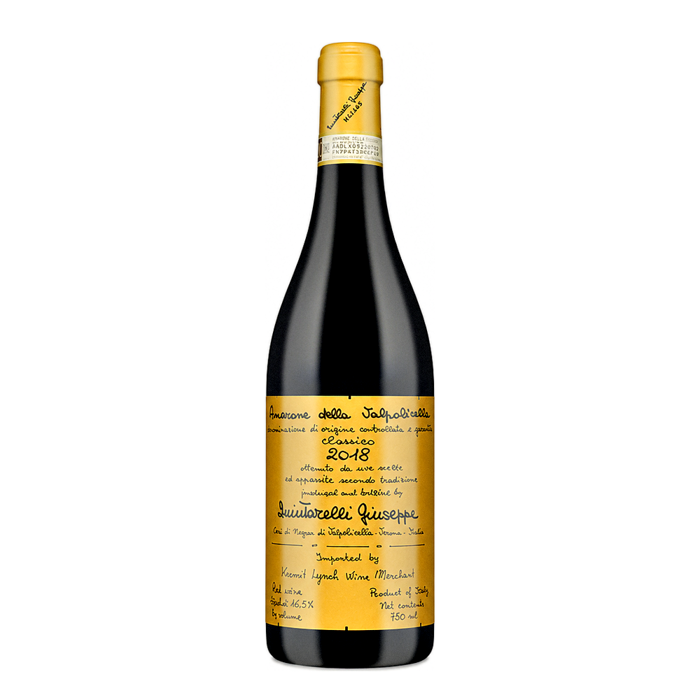 Giuseppe Quintarelli Amarone della Valpolicella Classico 2018, natural wine bottle at Primal Wine