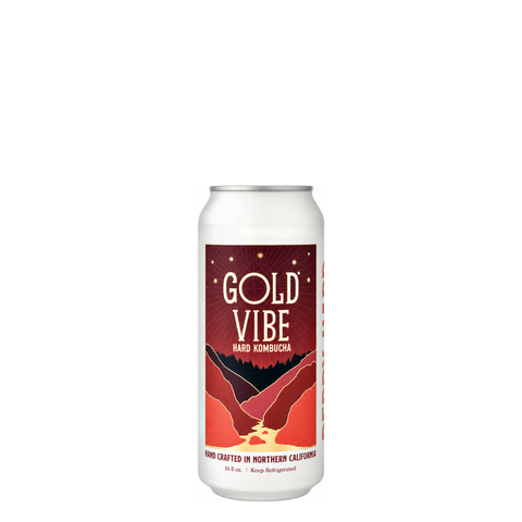 Gold Vibe Berry Hard Kombucha, 16 oz can at 6.6% ABV at Primal Wine