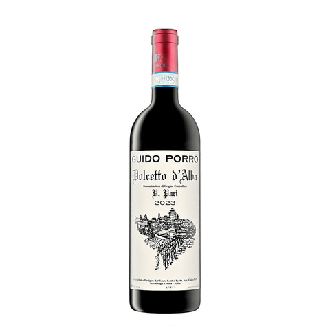 Guido Porro Dolcetto d'Alba DOC 2023, natural wine bottle at Primal Wine