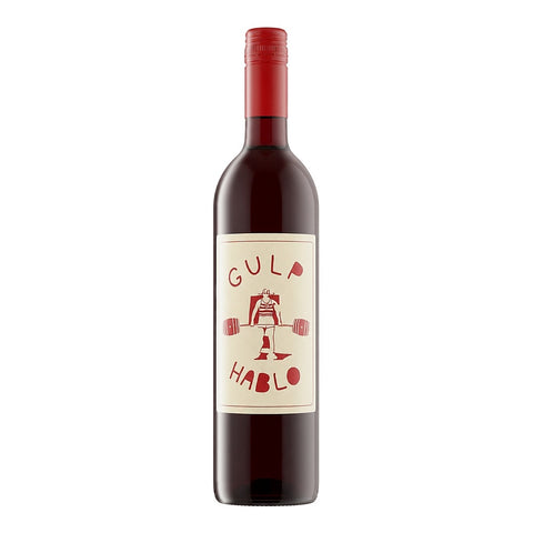 Gulp Hablo Garnacha 2024, a biodynamic red wine from Castilla-la Mancha, Spain, made from Garnacha grapes in a 1L bottle