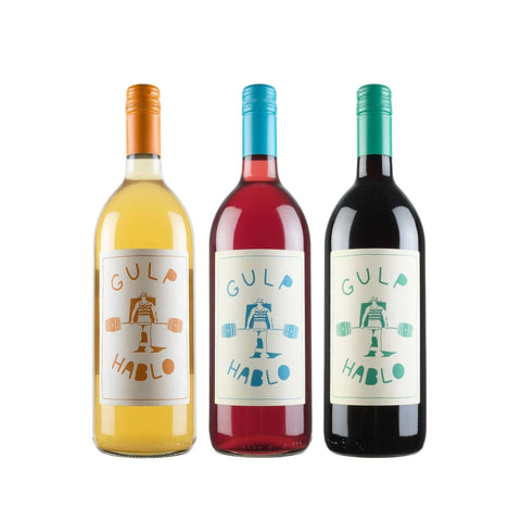 Gulp Hablo Trio, Fresco, Vamos, Orange - biodynamic, natural wine, primal wine - primalwine.com