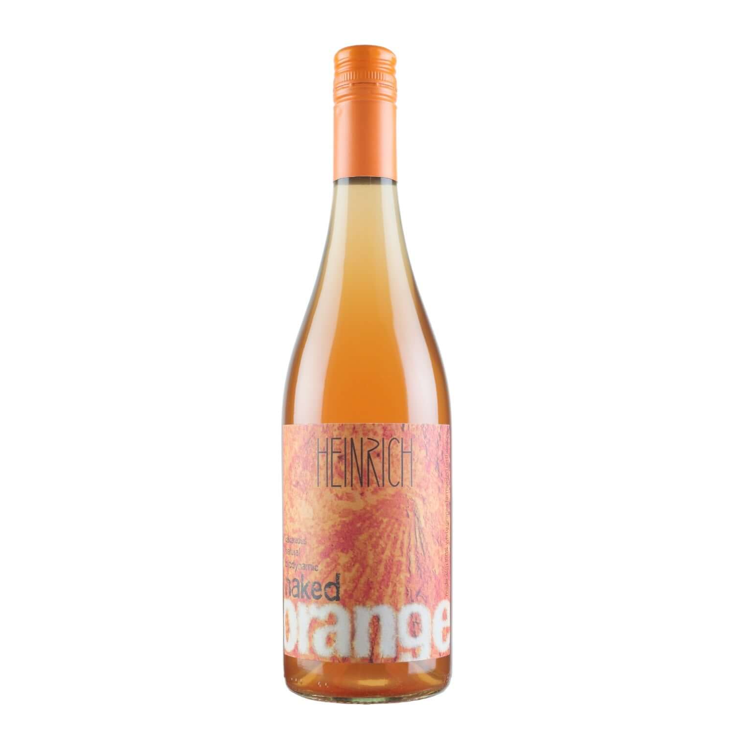 Bottle shot of Heinrich Nake Orange, produced by Heinrich, buy classic and natural wine online on Primal Wine, the best wine shop in the United States – primalwine.com