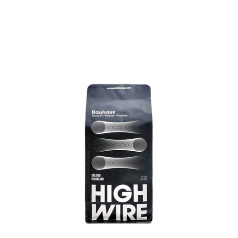 Highwire Coffee Roasters Bauhaus Coffee Beans, bag of whole bean coffee at Primal Wine