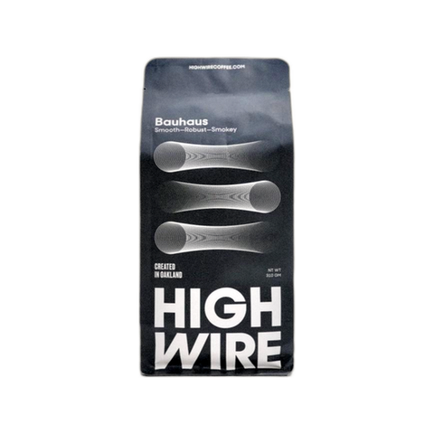 Highwire Coffee Roasters Bauhaus Coffee Beans, bag of whole bean coffee at Primal Wine
