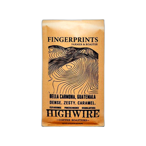 Highwire Coffee Roasters Guatemala Single-Origin Coffee Beans, bag of whole bean coffee at Primal Wine
