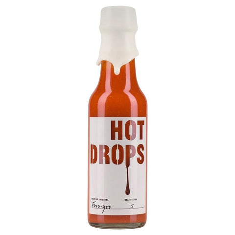Hot Drops Fres-Yes Hot Sauce, 10 oz