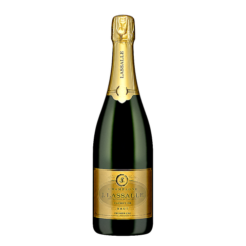 J. Lassalle Champagne Brut 1er Cru "Cachet Or" NV, natural wine bottle at Primal Wine