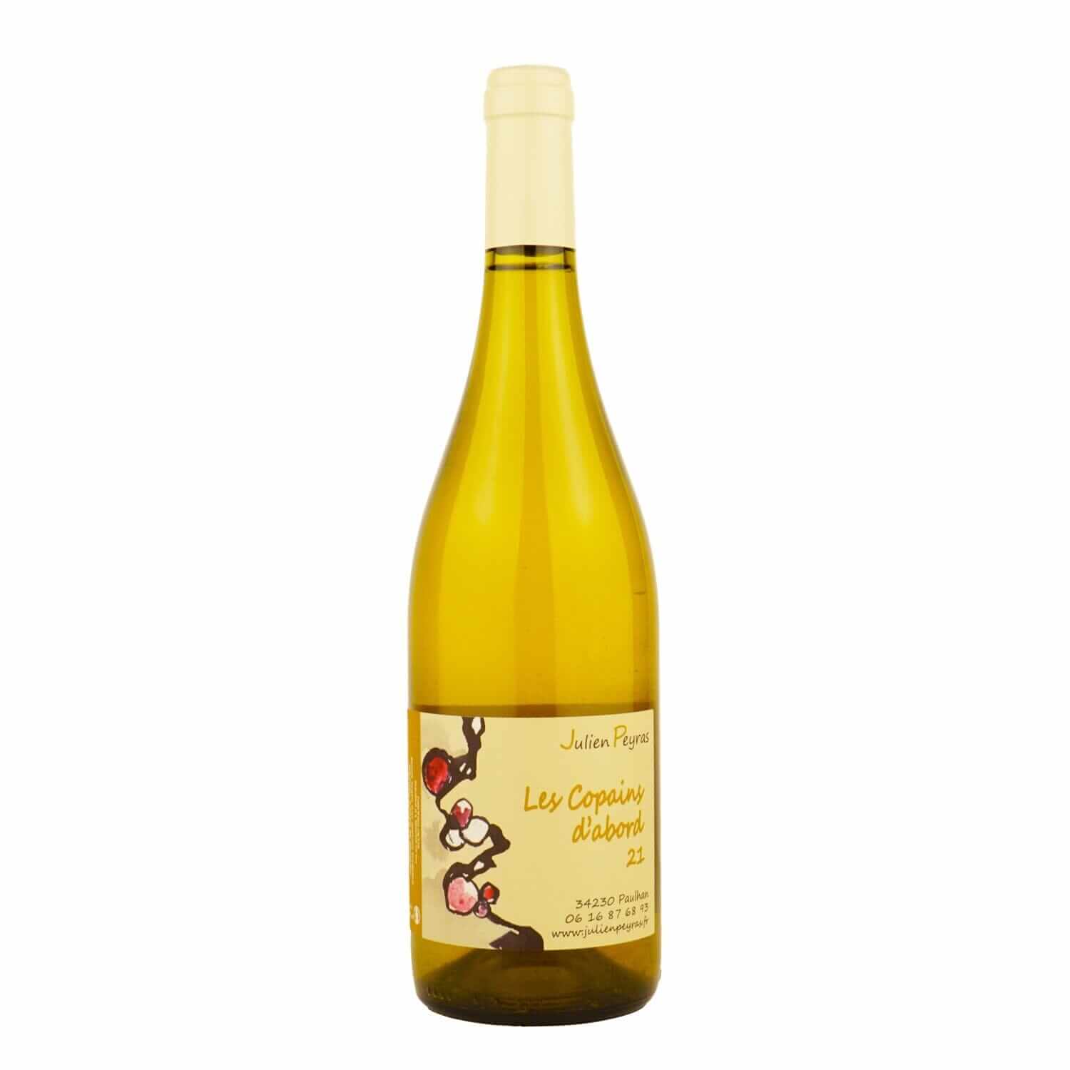 Julien Peyras Les Copains d'Abord 2021, a natural wine from Languedoc-Roussillon, France