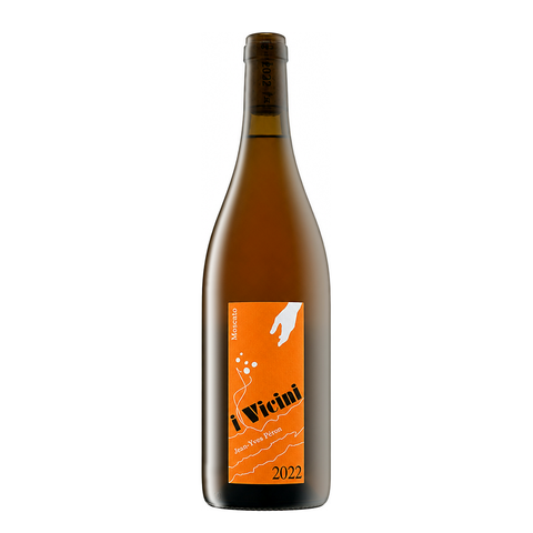 Jean-Yves Péron I Vicini Moscato 2023, an orange wine from Savoie, France, made with Moscato grapes