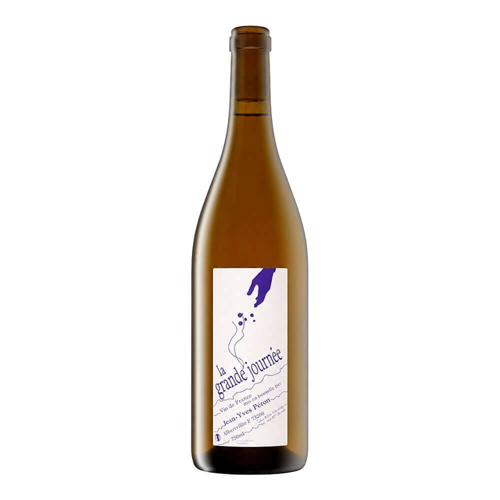 Jean-Yves Péron La Grande Journée 2023, an orange wine from Savoie, France, made with Altesse grapes using biodynamic methods