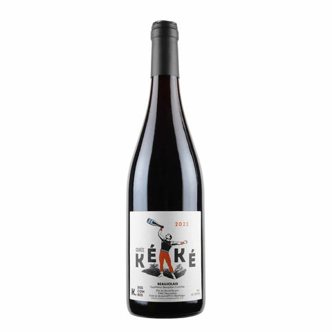 Bottle shot of Kewin Descombes Cuvée Kéké Beaujolais 2022, produced by Kewin Descombes, buy classic and natural wine online on Primal Wine, the best wine shop in the United States – primalwine.com