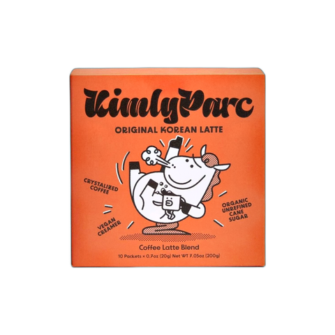 KimlyParc Original Korean Latte Coffee Blend, bag of whole bean coffee at Primal Wine