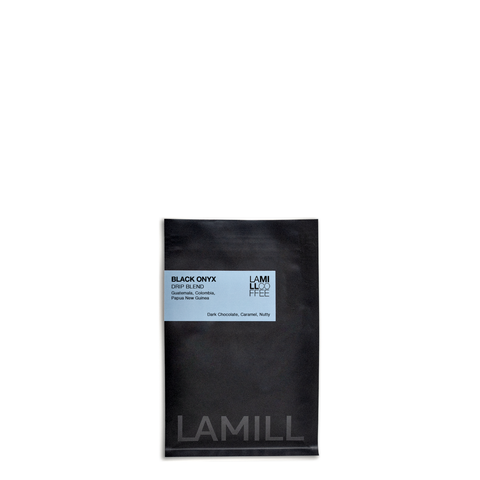 LAMILL Coffee Black Onyx Drip Blend Coffee Beans, bag of whole bean coffee at Primal Wine
